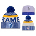 NFL Los Angeles Rams Logo Stitched Knit Beanies 001