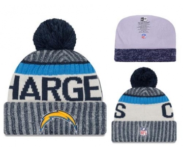 NFL Los Angeles Chargers Logo Stitched Knit Beanies 011