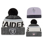 NFL Oakland Raiders Logo Stitched Knit Beanies 013
