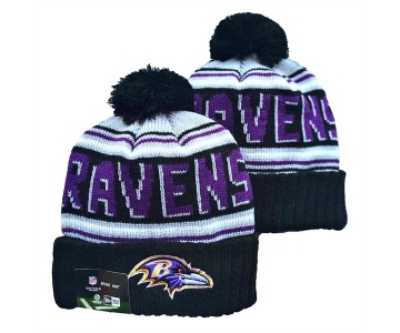 Baltimore Ravens Knit Hats 084