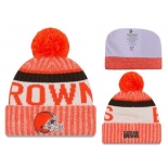 NFL Cleverland Browns Logo Stitched Knit Beanies 002