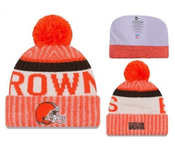 NFL Cleverland Browns Logo Stitched Knit Beanies 002