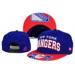 NHL New York Rangers Team Logo Navy Snapback Adjustable Hat
