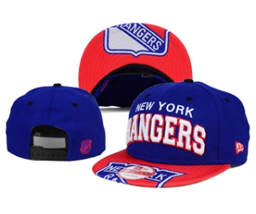 NHL New York Rangers Team Logo Navy Snapback Adjustable Hat