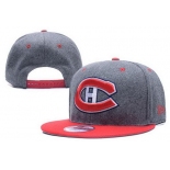 NHL Montreal Canadiens Stitched Snapback Hats 001