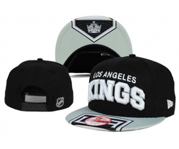 NHL Los Angeles Kings Team Logo Black Snapback Adjustable Hat
