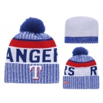 MLB Texas Rangers Logo Stitched Knit Beanies 001