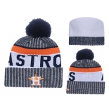 MLB Houston Astros Logo Stitched Knit Beanies 004