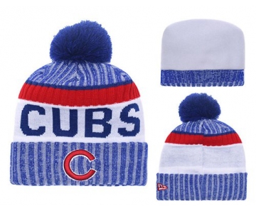 MLB Chicago Cubs Logo Stitched Knit Beanies 009