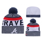 MLB Atlanta Braves Logo Stitched Knit Beanies 005