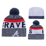 MLB Atlanta Braves Logo Stitched Knit Beanies 005