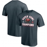 Men's Tampa Bay Buccaneers Fanatics Branded Charcoal Super Bowl LV Champions Big & Tall Lateral Pass T-Shirt
