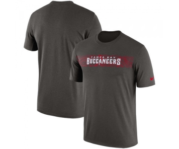 Tampa Bay Buccaneers Nike Pewter Sideline Seismic Legend T-Shirt