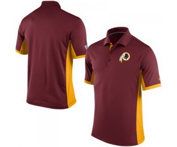 Men's Washington Redskins Nike Burgundy Team Issue Performance Polo