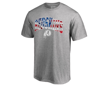 Men's Washington Redskins Pro Line by Fanatics Branded Heathered Gray Big & Tall Banner Wave T-Shirt