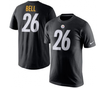 Men's Pittsburgh Steelers 26 Le'Veon Bell Nike Player Pride Name & Number T-Shirt - Black