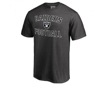 Men's Oakland Raiders NFL Pro Line by Fanatics Branded Gray Victory Arch T-Shirt