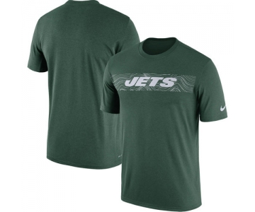 New York Jets Nike Green Sideline Seismic Legend T-Shirt