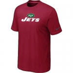 Nike New York Jets Authentic Logo T-Shirt - Team Red