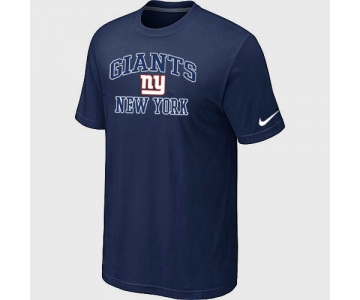 New York Giants Heart & Soul D.Blue T-Shirt