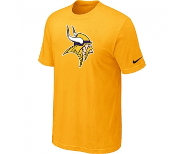 Minnesota Vikings Sideline Legend Authentic Logo T-Shirt Yellow