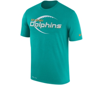 Men's Miami Dolphins Nike Aqua Legend Icon Performance T-Shirt