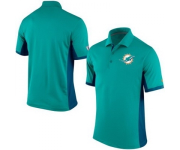 Men's Miami Dolphins Nike Aqua Team Issue Performance Polo