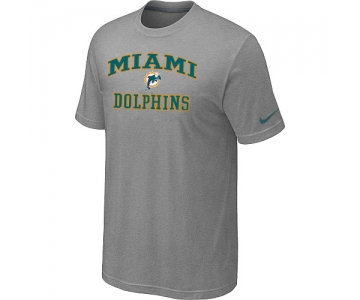 Miami Dolphins Heart & Soul Light greyl T-Shirt