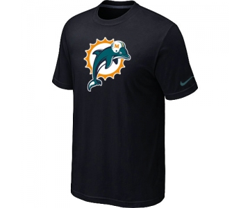 Miami Dolphins Sideline Legend Authentic Logo T-Shirt Black