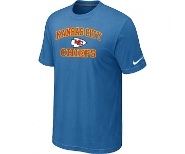 Kansas City Chiefs Heart & Soul light Blue T-Shirt