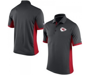 Men's Kansas City Chiefs Nike Charcoal Team Issue Performance Polo