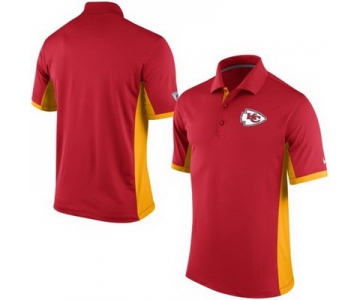 Men's Kansas City Chiefs Nike Red Team Issue Performance Polo