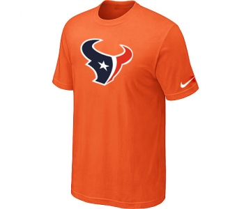Houston Texans Sideline Legend Authentic Logo T-Shirt Orange