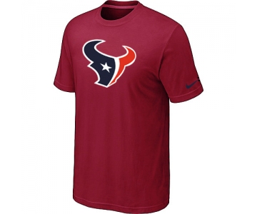 Houston Texans Sideline Legend Authentic Logo T-Shirt Red