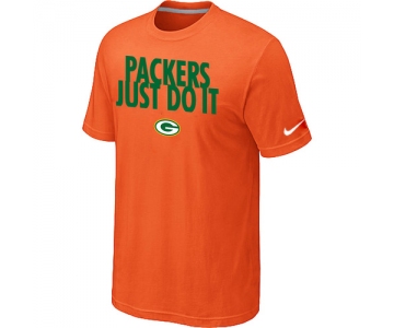 NFL Green Bay Packers Just Do It Orange T-Shirt