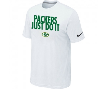 NFL Green Bay Packers Just Do It White T-Shirt