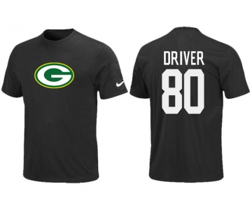 Nike Green Bay Packers Donald Driver Name & Number T-Shirt Green Black