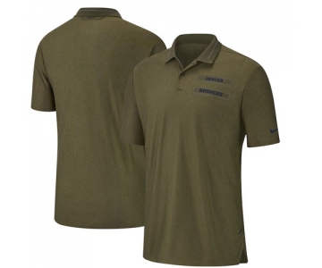 Denver Broncos Nike Salute to Service Sideline Polo Olive
