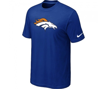 Denver Broncos Sideline Legend Authentic Logo T-Shirt Blue