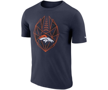 Men's Denver Broncos Nike Navy Fan Gear Icon Performance T-Shirt