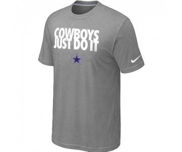 NFL Dallas cowboys Just Do It L.Grey T-Shirt