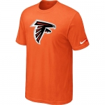 Atlanta Falcons Sideline Legend Authentic Logo T-Shirt Orange