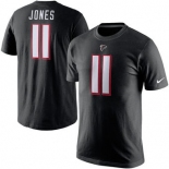 Men's Atlanta Falcons 11 Julio Jones Nike Player Pride Name & Number T-Shirt - Black