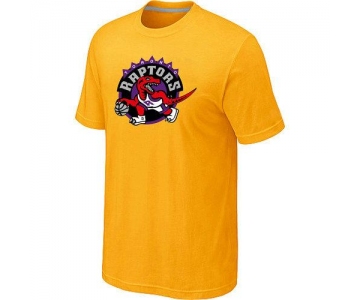 Toronto Raptors Big & Tall Primary Logo Yellow NBA T-Shirt