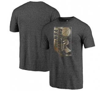 Toronto Raptors Fanatics Branded 2019 NBA Finals Champions Max Bling Gold Luxe T-Shirt Heather Charcoal