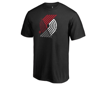 Men's Portland Trail Blazers Fanatics Branded Black X-Ray T-Shirt
