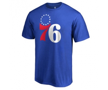 Men's Philadelphia 76ers Fanatics Branded Royal Secondary Logo T-Shirt