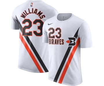 LA Clippers #23 Lou Williams Nike Hardwood Classic Name & Number T-Shirt White
