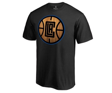 Men's LA Clippers Black Hardwood T-Shirt