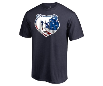 Men's Memphis Grizzlies Fanatics Branded Navy Personalized Name and Number Banner Wave T-Shirt